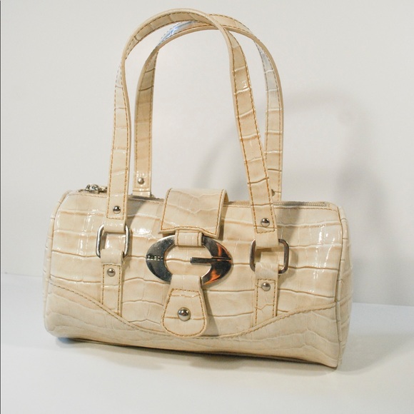Guess Y2K cream crocodile clutch - Picture 1 of 3